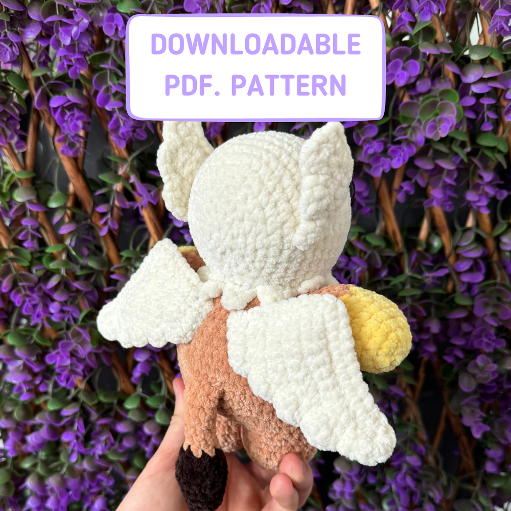 Little Griffin Buddy crochet pattern by Crochet me Zaddy
