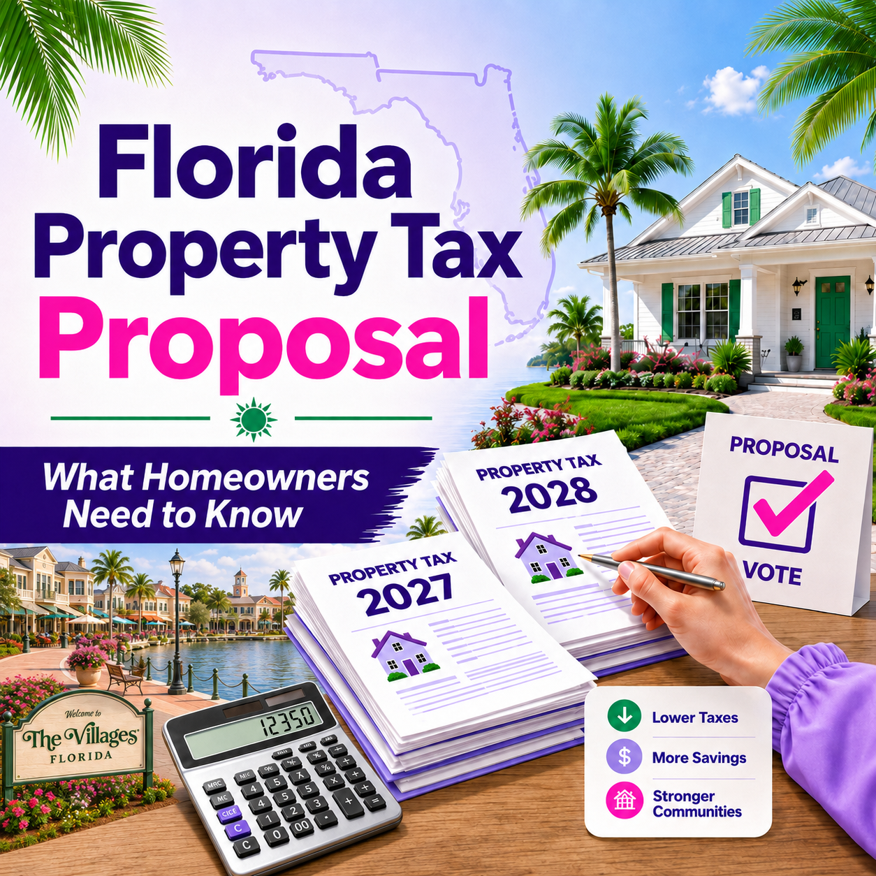 Florida’s New Property Tax Proposal: What It Could Mean for Homeowners (and Buyers) in The Villages