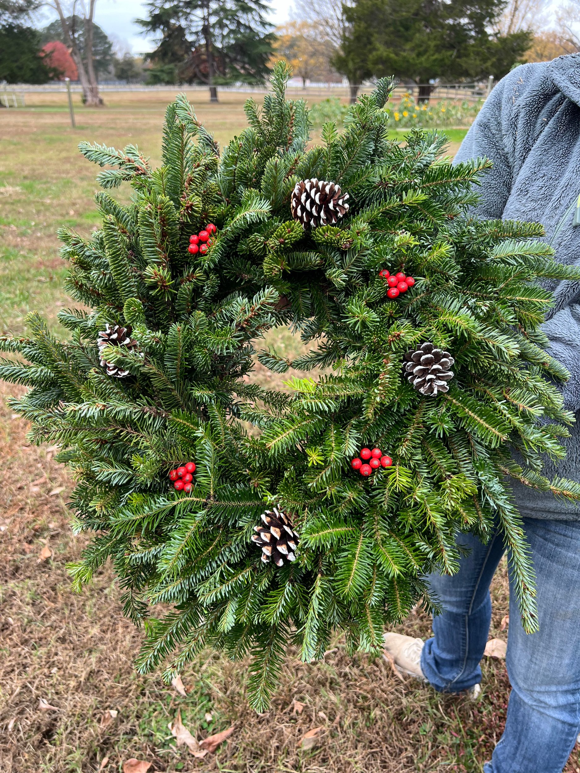 Fresh Evergreen Christmas Wreaths Preorders Only!