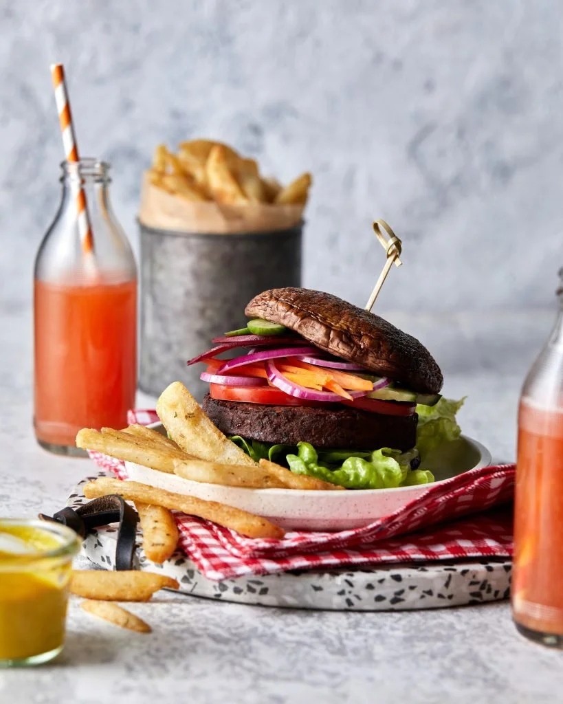 ROASTED MUSHROOM BURGER — Yumi's Real. Delicious.