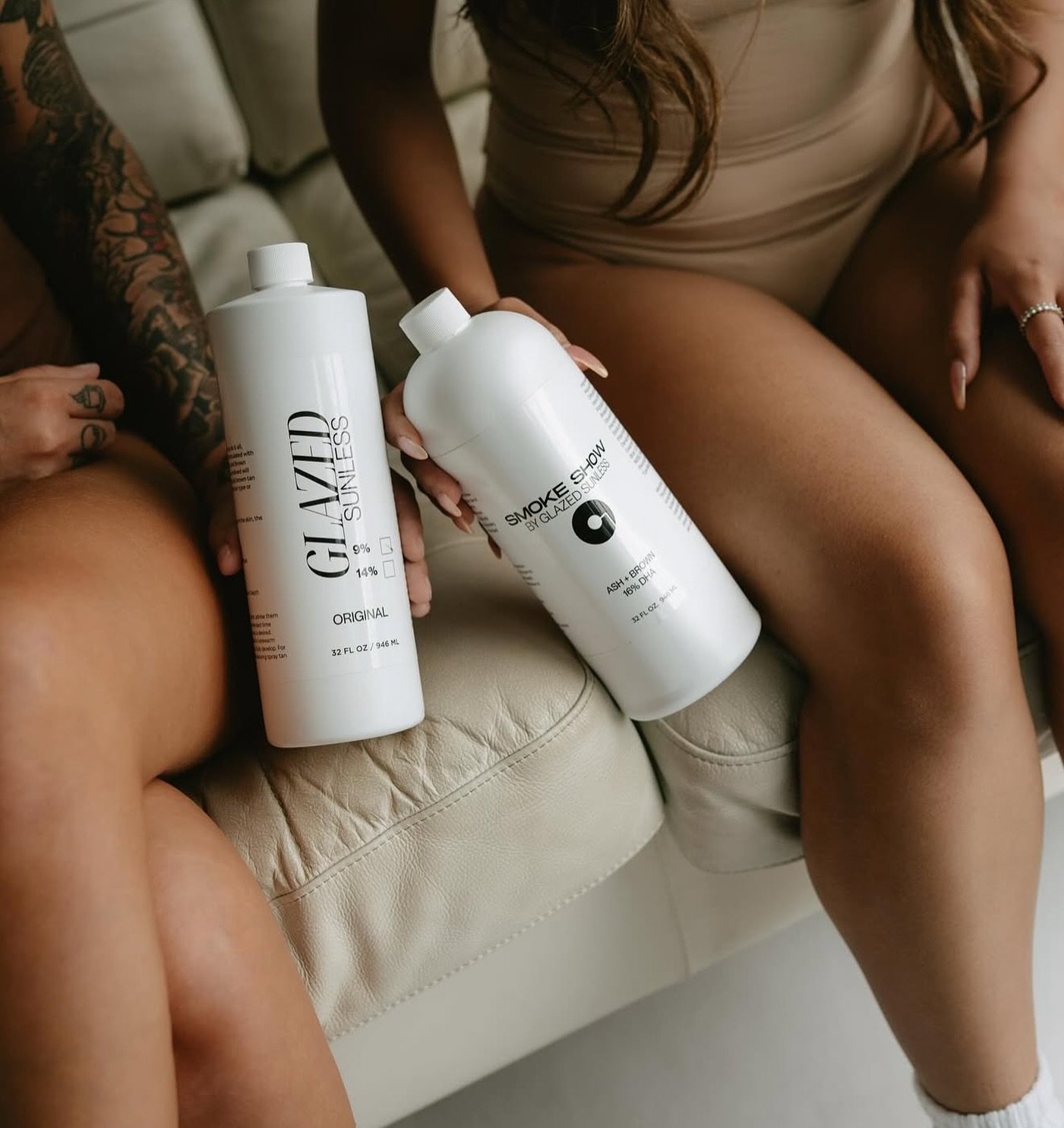 Let&rsquo;s talk mixing DHA percentages &mdash; one of the easiest ways to create completely custom results for your clients (especially if they choose not to go the rapid rinse route) 🌙 

Glazed solutions come in 8%, 9%, 14%, and 16% DHA &mdash; an