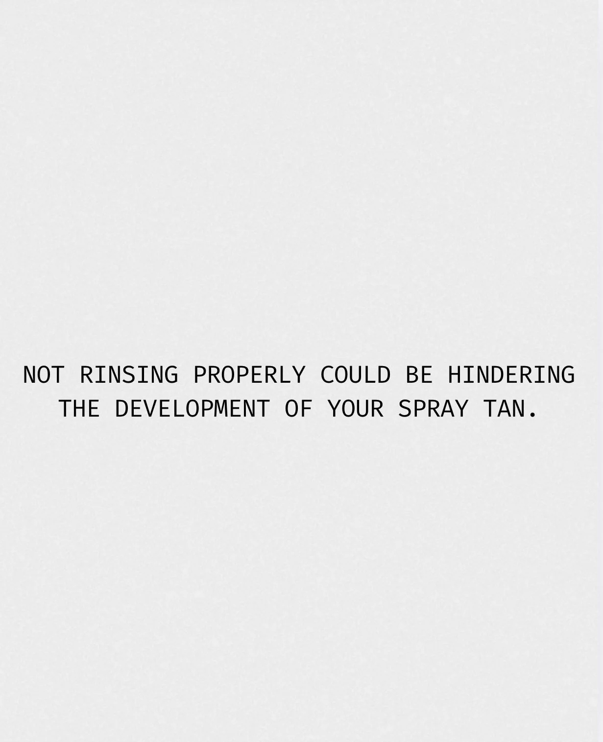 DHA development is a process &mdash; and your rinse matters more than you think 🤎 Not rinsing properly can actually slow down or stop the magic.

Here&rsquo;s the key:
&bull; Rinse with water only for just 1&ndash;3 minutes &mdash; until the water g
