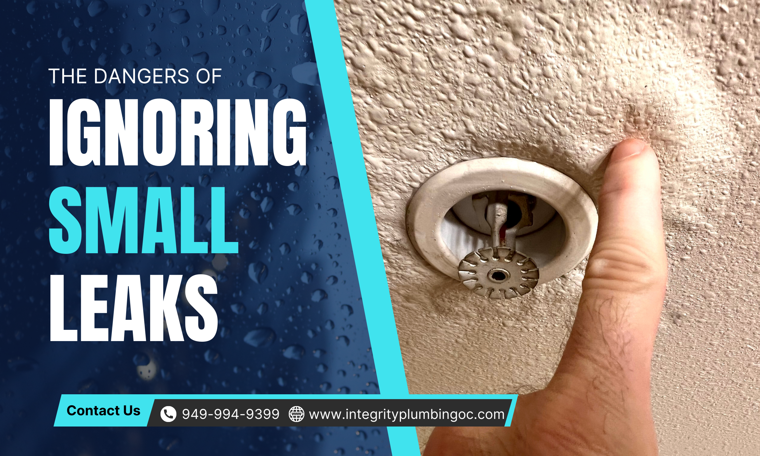 The Dangers of Ignoring Small Leaks: Insights from Integrity Plumbing in Ladera Ranch, CA