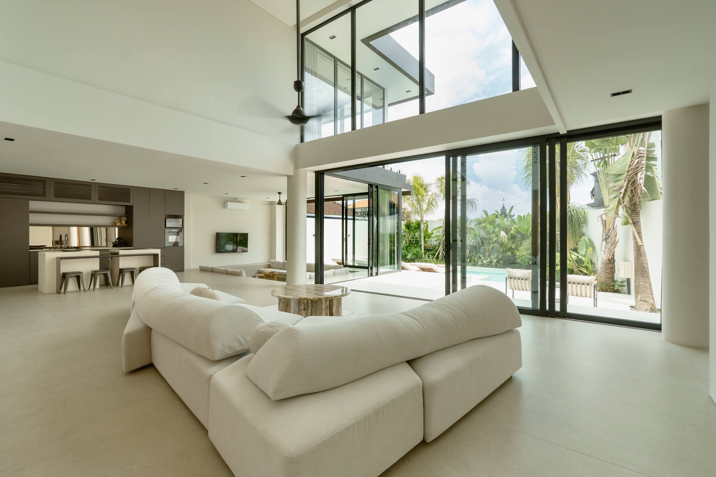 BOLD LINES & NATURAL TEXTURES VILLA - 4 BEDROOM - SEMINYAK - Bali - for sale - luxury - villa