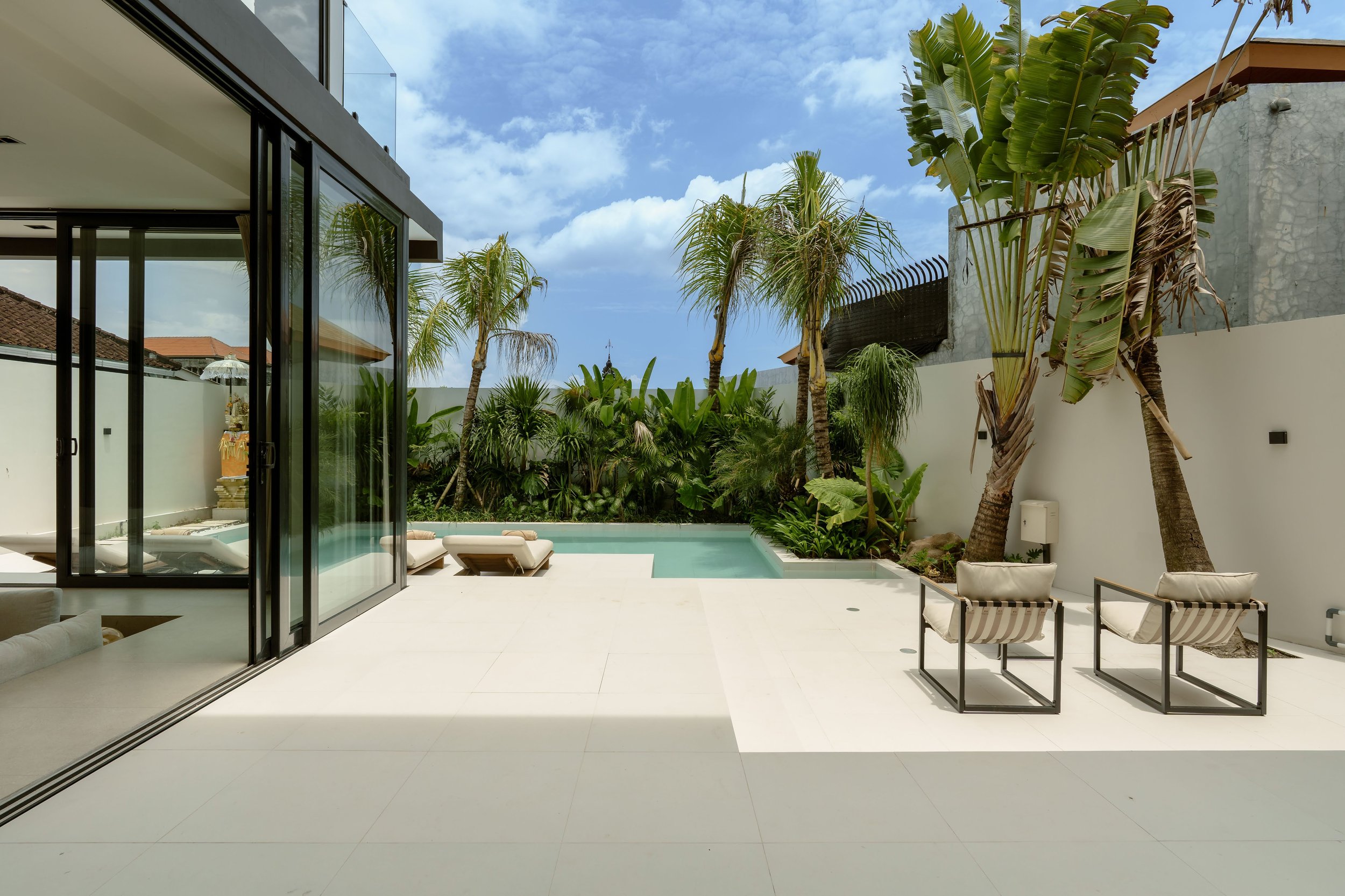 BOLD LINES & NATURAL TEXTURES VILLA - 4 BEDROOM - SEMINYAK - Bali - for sale - luxury - villa