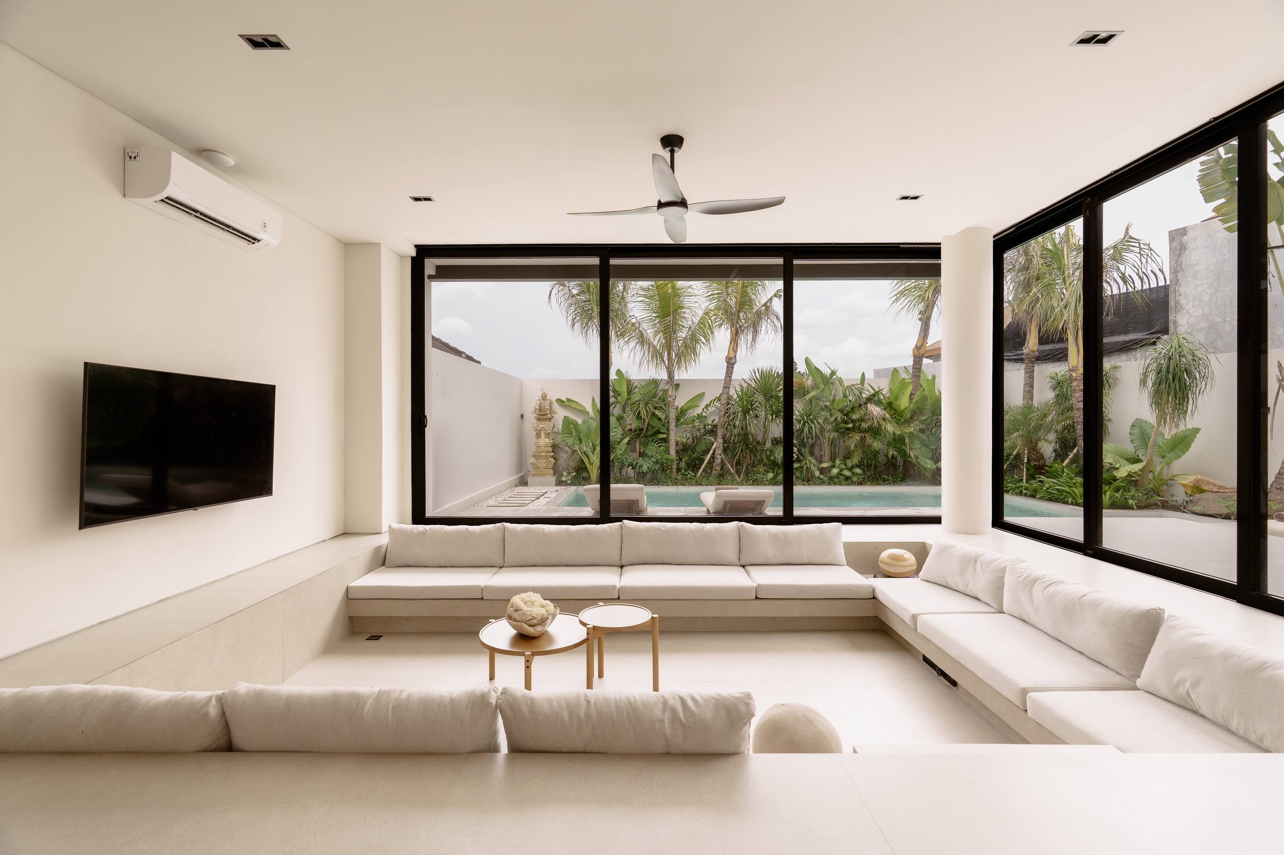 BOLD LINES & NATURAL TEXTURES VILLA - 4 BEDROOM - SEMINYAK - Bali - for sale - luxury - villa