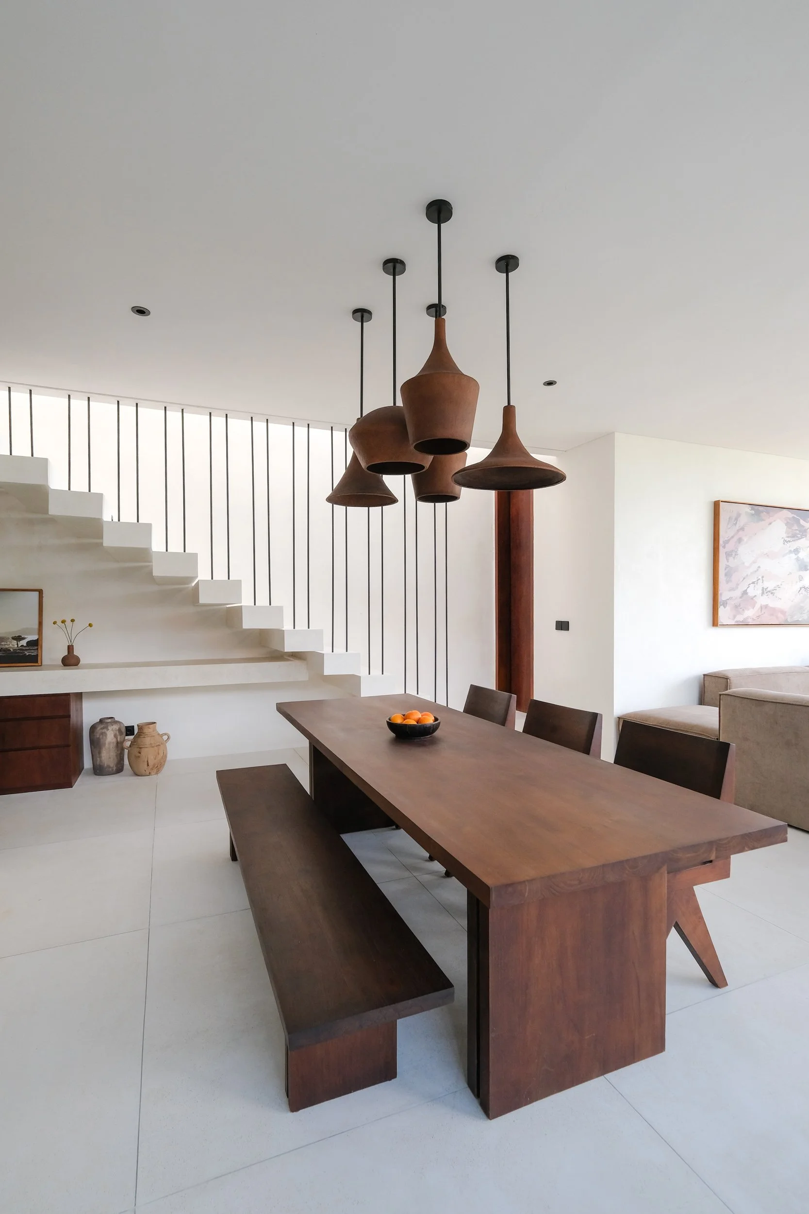 ARCHITECTURAL TROPICAL VILLA ABOVE THE RICE FIELDS - 3 BEDROOM - NYANYI BEACH - Bali - for - sale