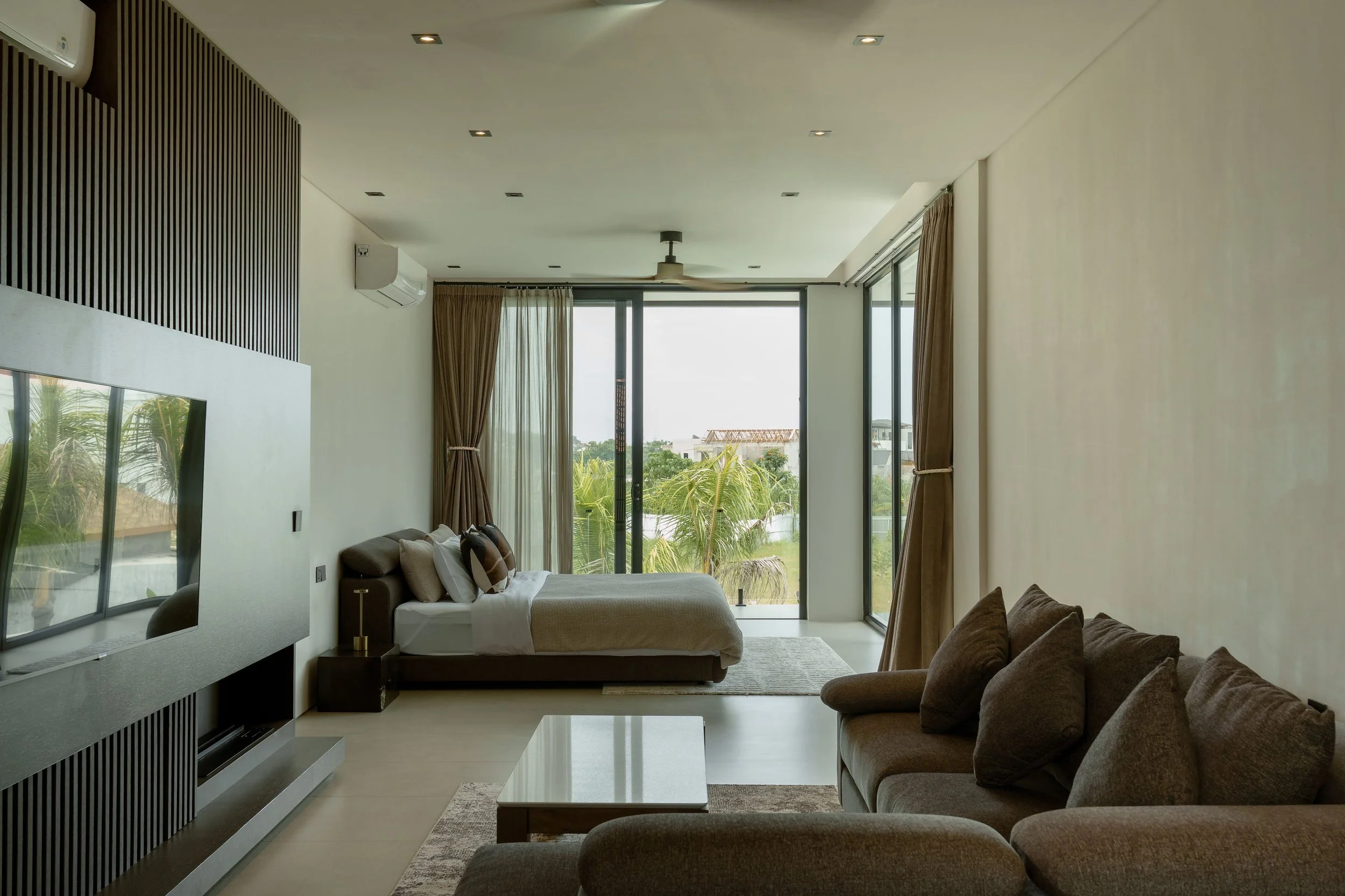 BOLD LINES & NATURAL TEXTURES VILLA - 4 BEDROOM - SEMINYAK - Bali - for sale - luxury - villa