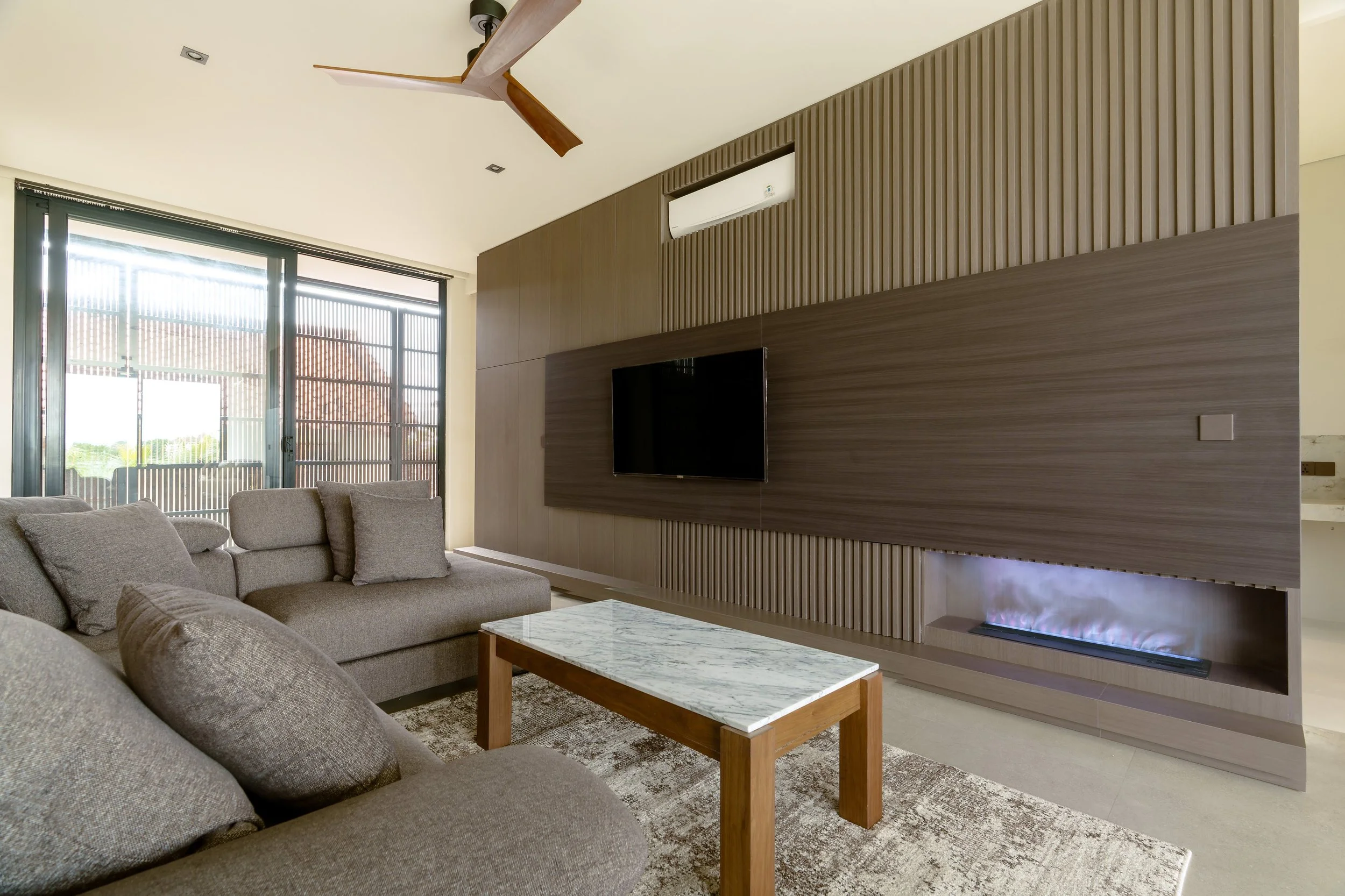 BOLD LINES & NATURAL TEXTURES VILLA - 4 BEDROOM - SEMINYAK - Bali - for sale - luxury - villa