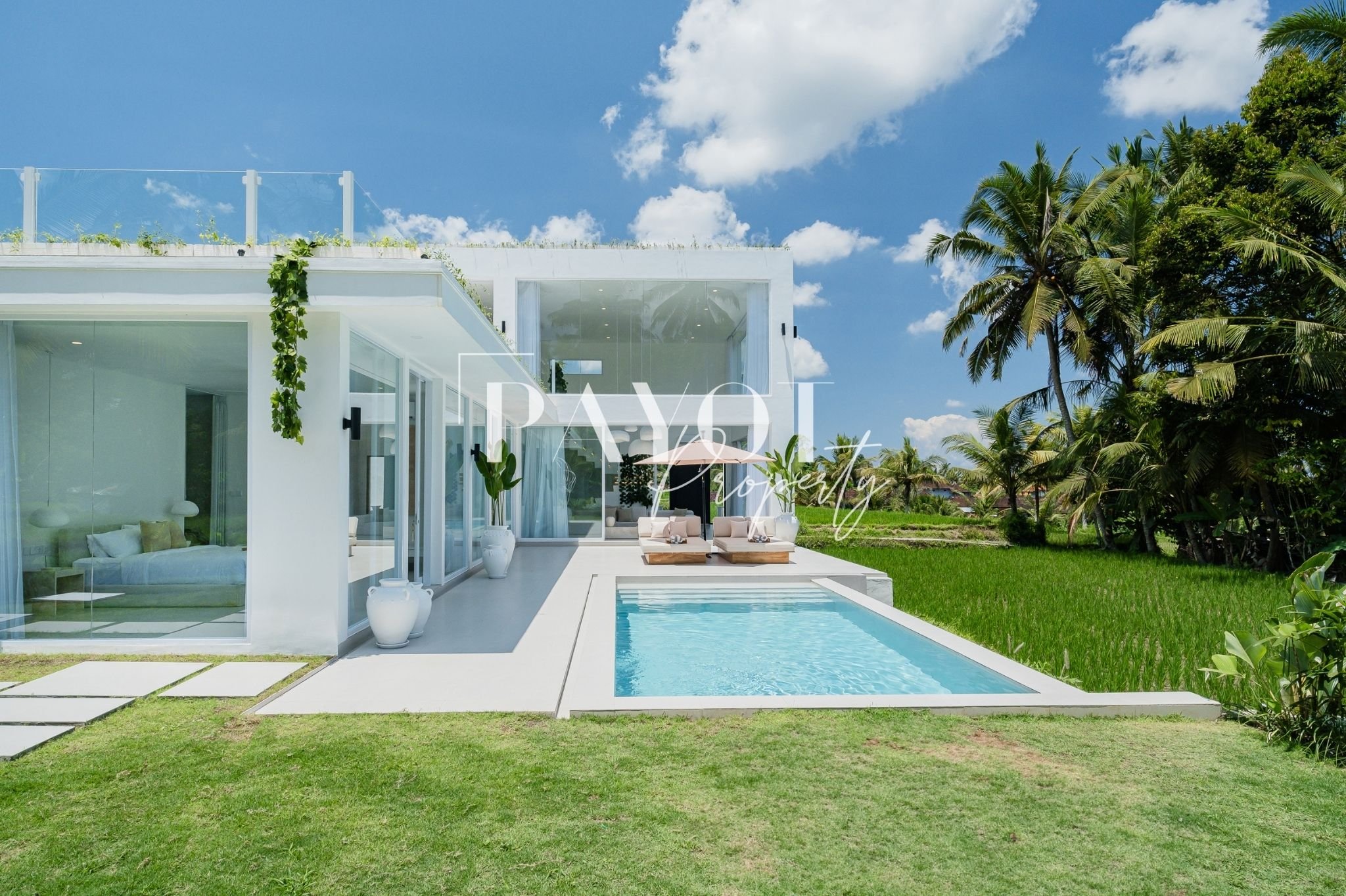 Bali Villa For Sale Ubud Rice Fields View