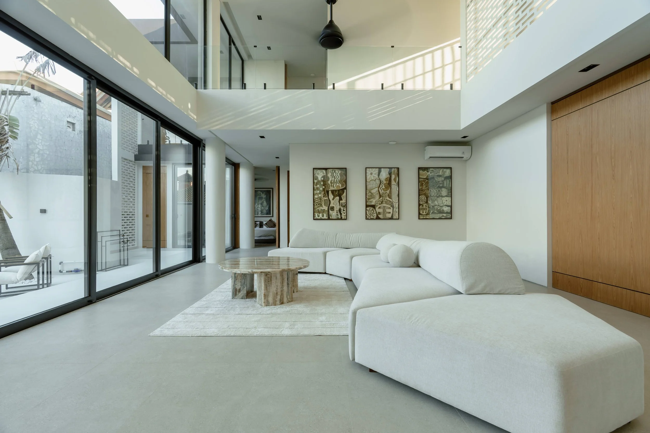 BOLD LINES & NATURAL TEXTURES VILLA - 4 BEDROOM - SEMINYAK - Bali - for sale - luxury - villa