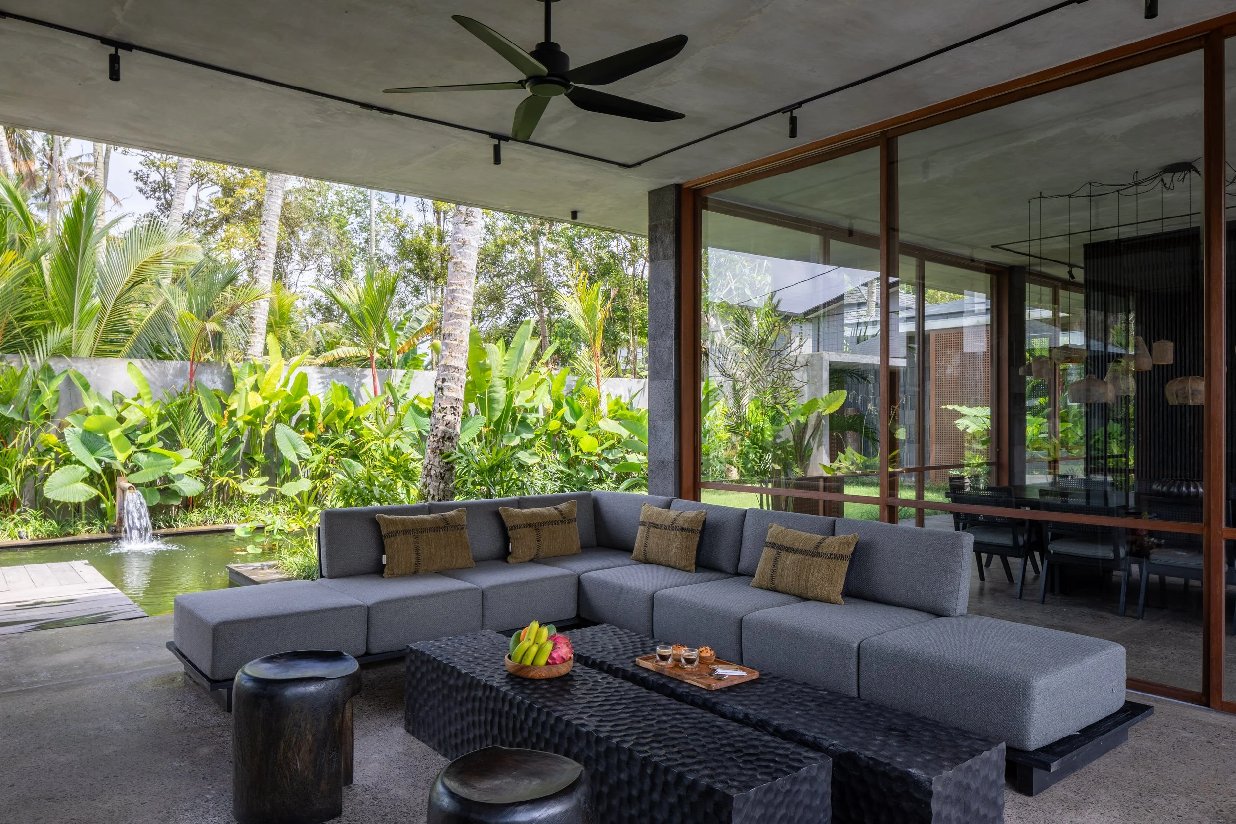 JAPANESE BRUTALIST VILLA - 5 BEDROOM - UBUD