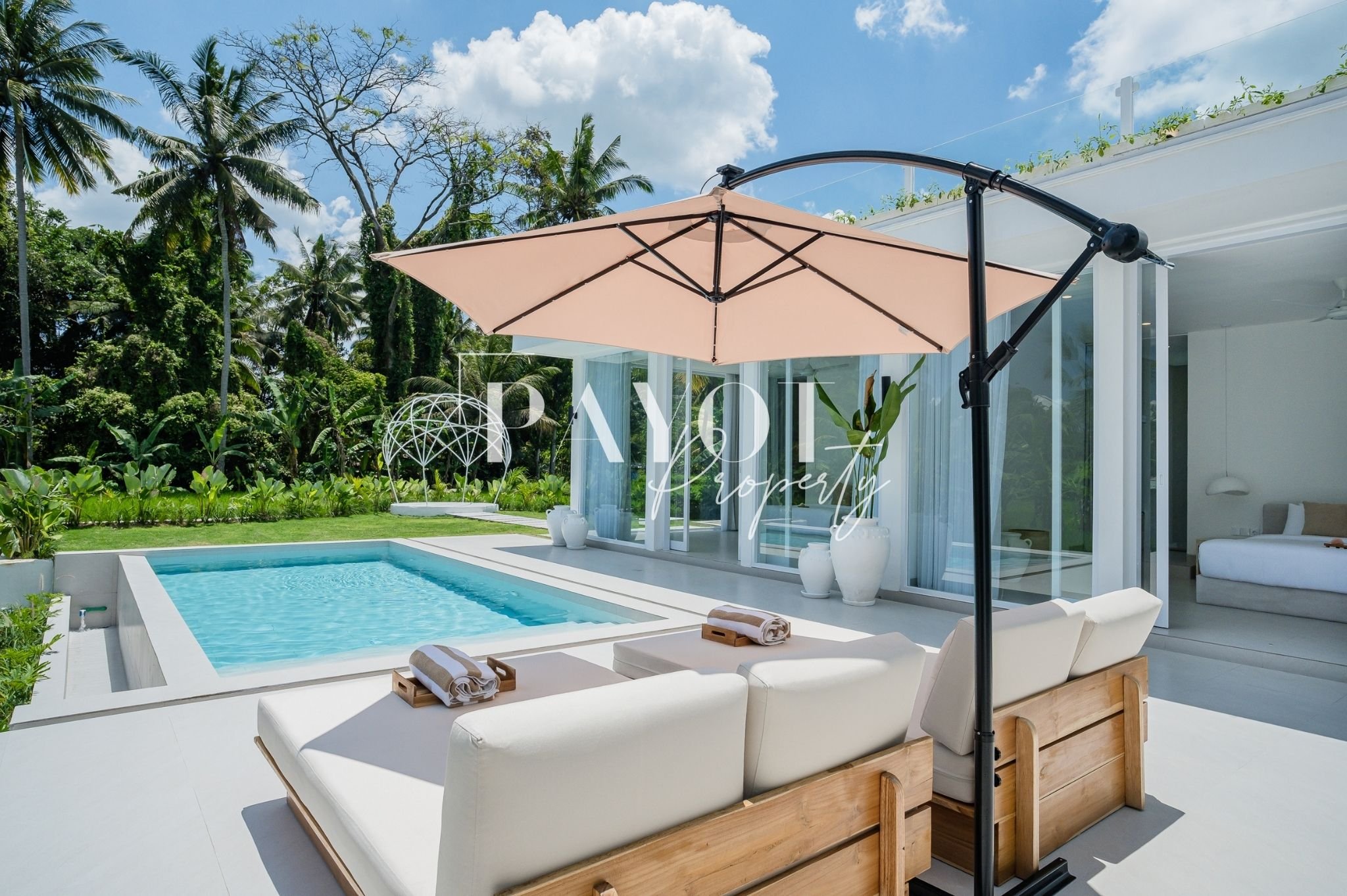 Modern and Bright Villa Ubud Yearly Rent Bali