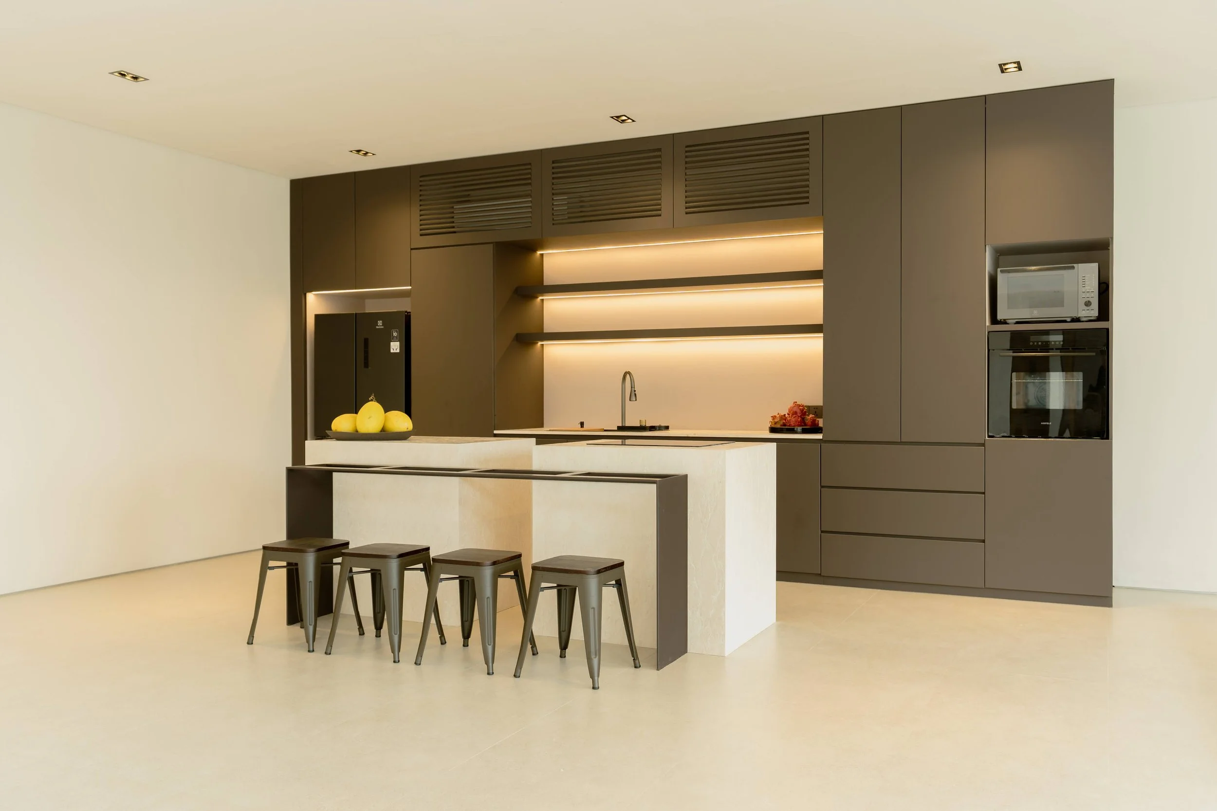 BOLD LINES & NATURAL TEXTURES VILLA - 4 BEDROOM - SEMINYAK - Bali - for sale - luxury - villa