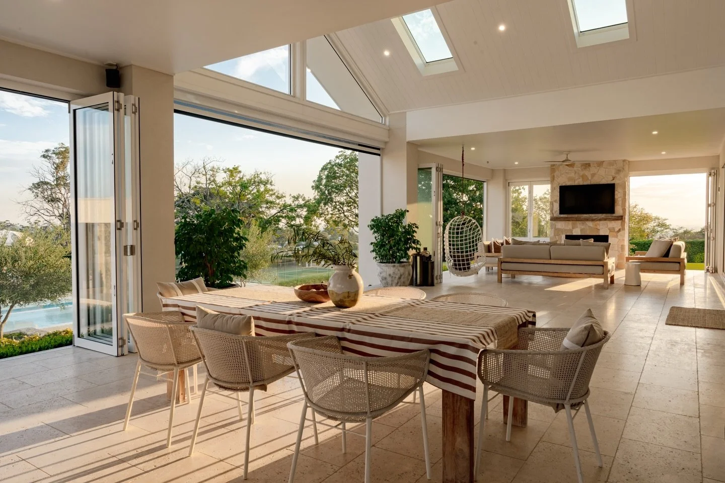 Alfresco living elevated to its highest level. 

More than an outdoor area, this alfresco space is an extension of the home. Seamless transitions, layered materials, and resort-style finishes come together to create a setting that feels effortless, y