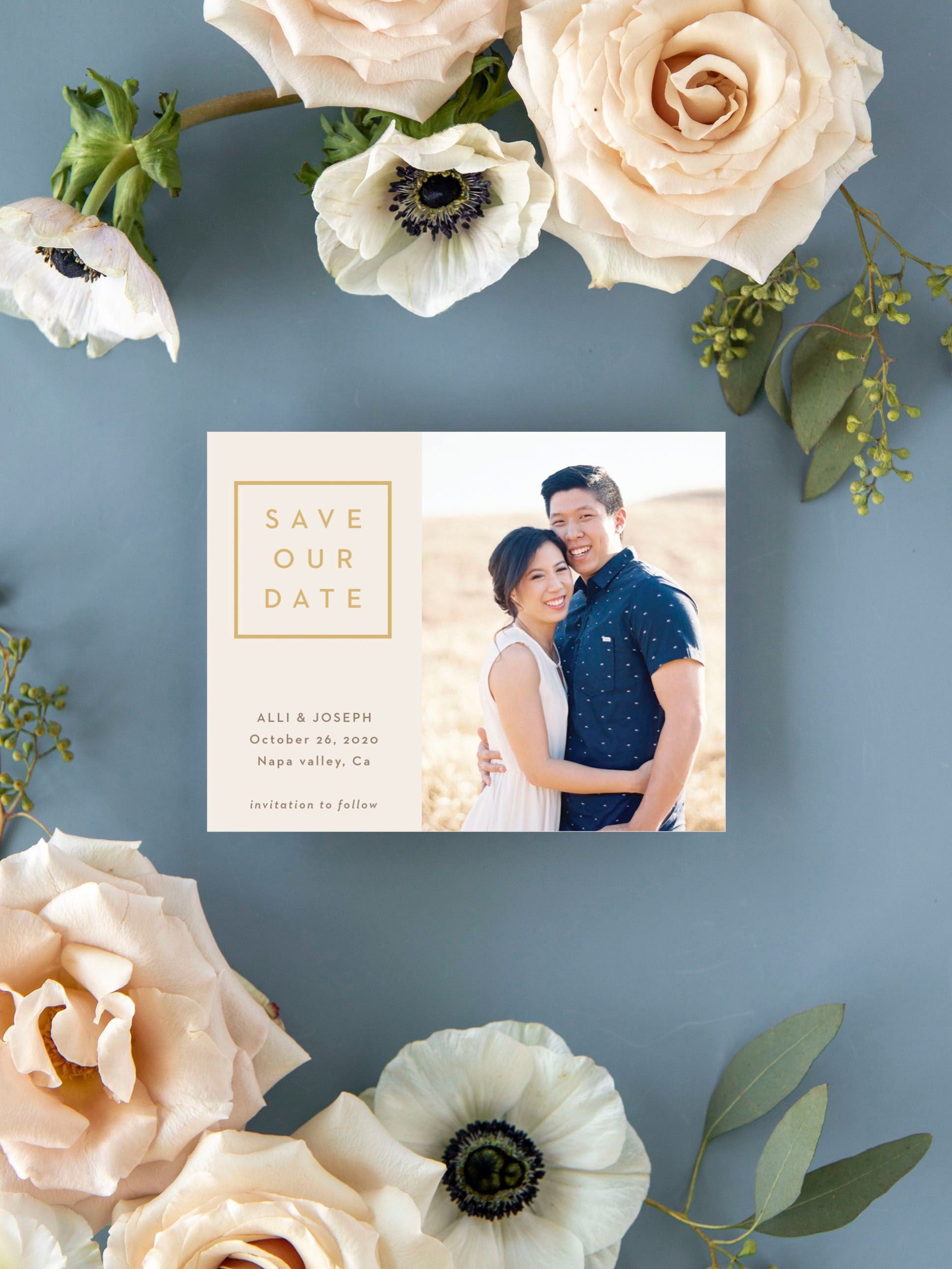 Minimal Block Photo Wedding Save the Date Cards _ Save the Date Magnets _ Save the Date Card Ideas.jpeg