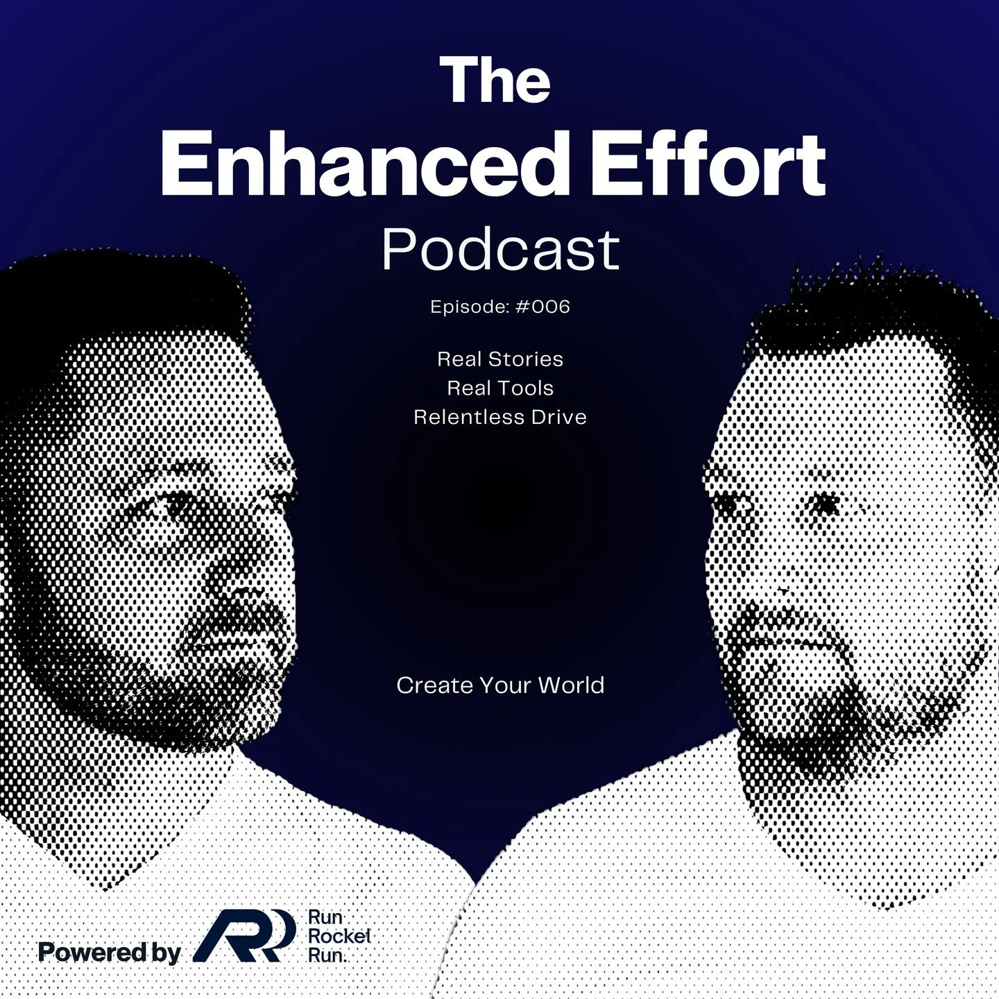 Episode #006 of The Enhanced Effort Podcast, powered by Run Rocket Run, has dropped.
Join Rodney Cottam and Chris Paterson for powerful conversations that break down the pillars of performance.
From mental resilience to training hacks to everyday st
