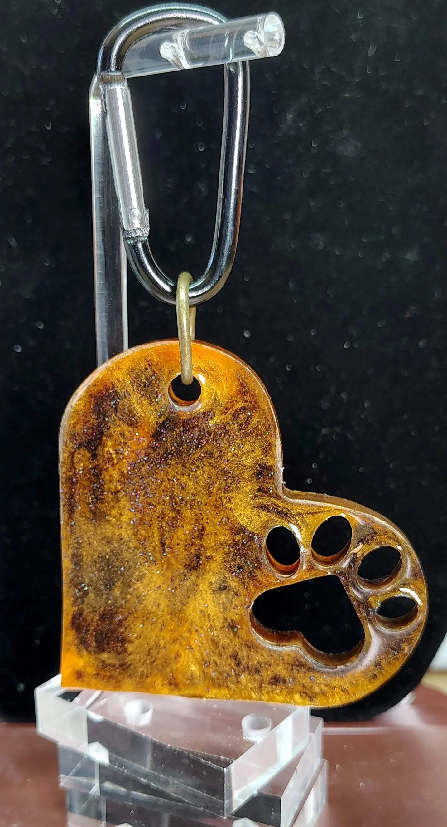 Keychain-BigAmberPawHeart1.jpg