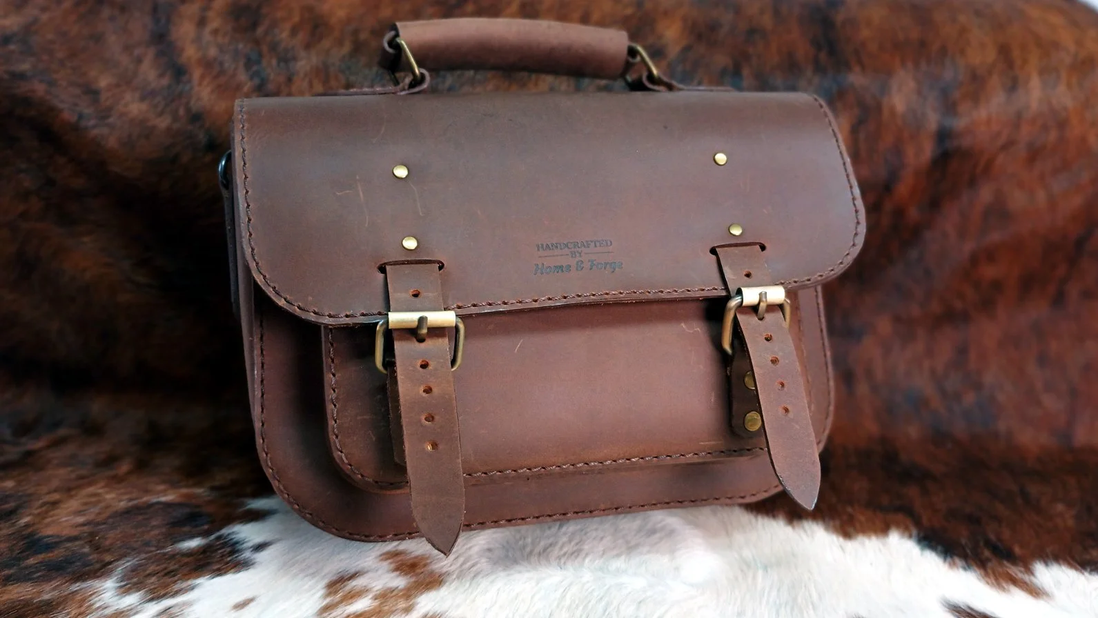 Cowboy Leather Tablet Satchel
