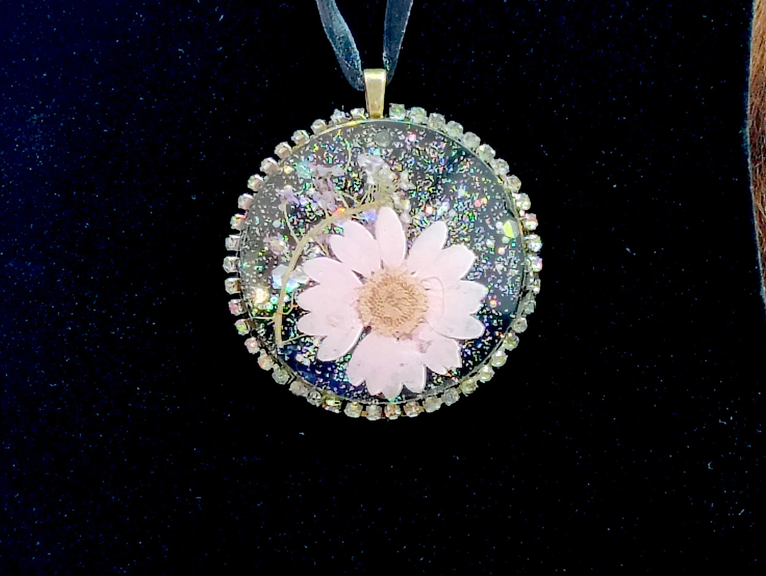Moonlit Daisy Pendant