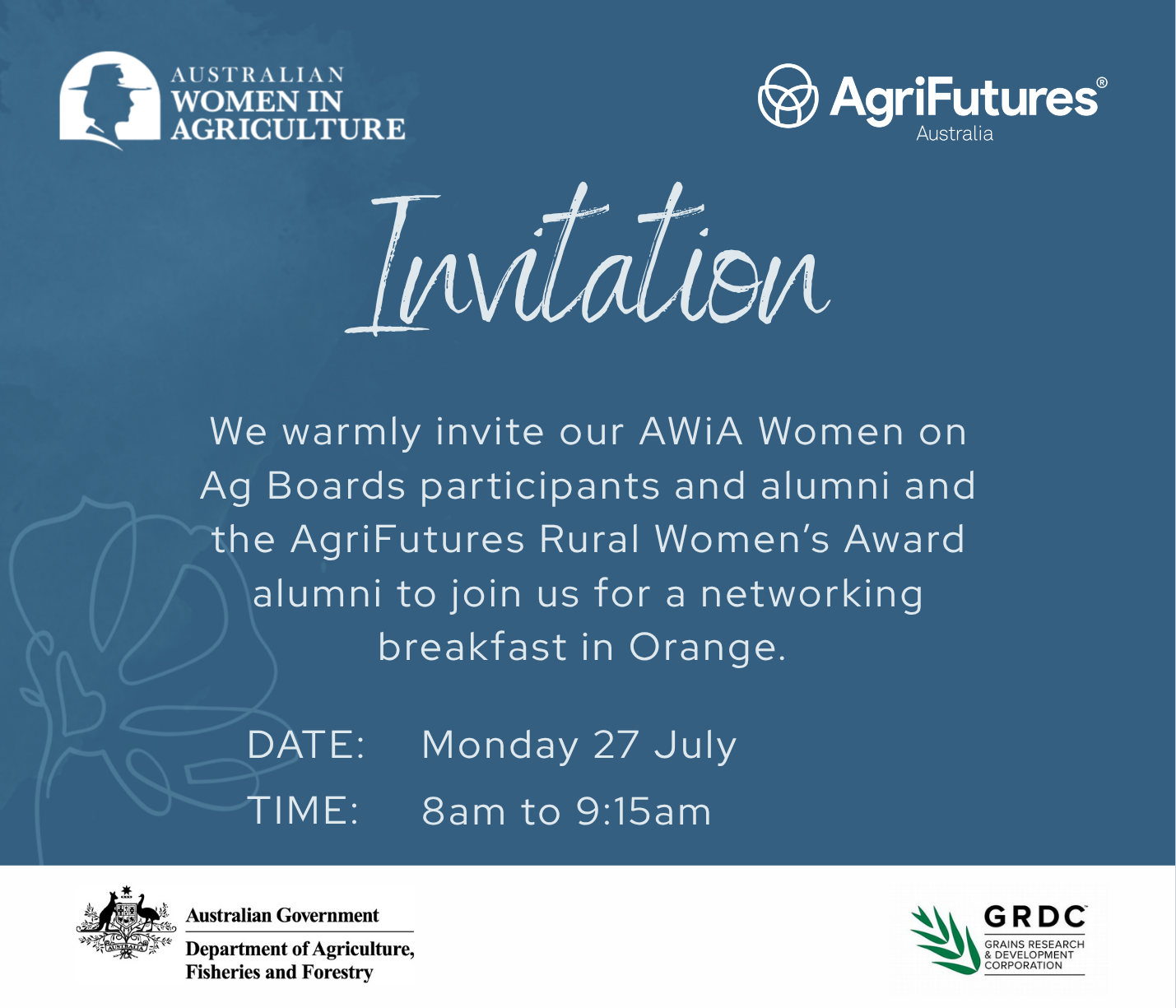 Women on Ag Boards Networking Breakfast
