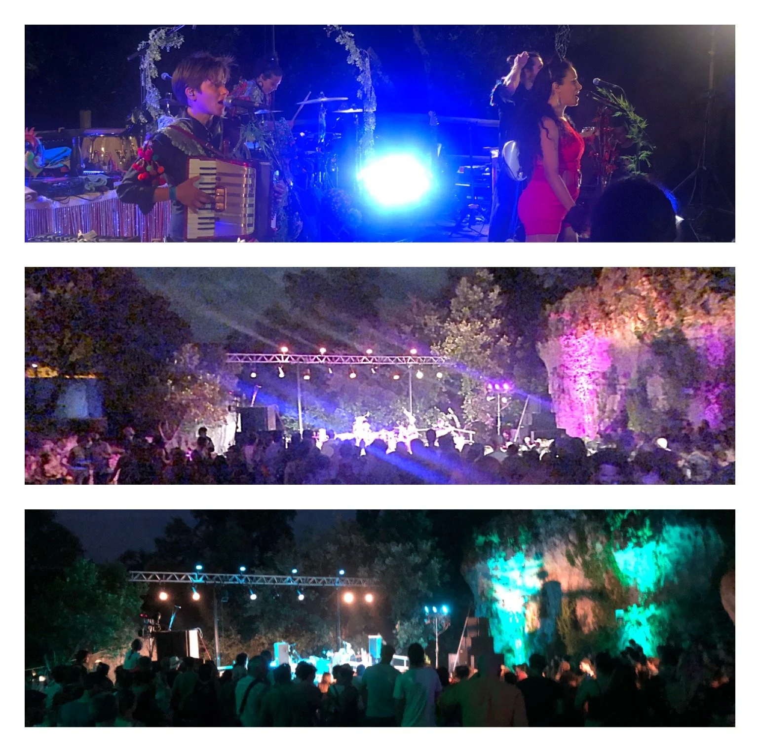 Open Air World Music Festival in the circus of Moureze