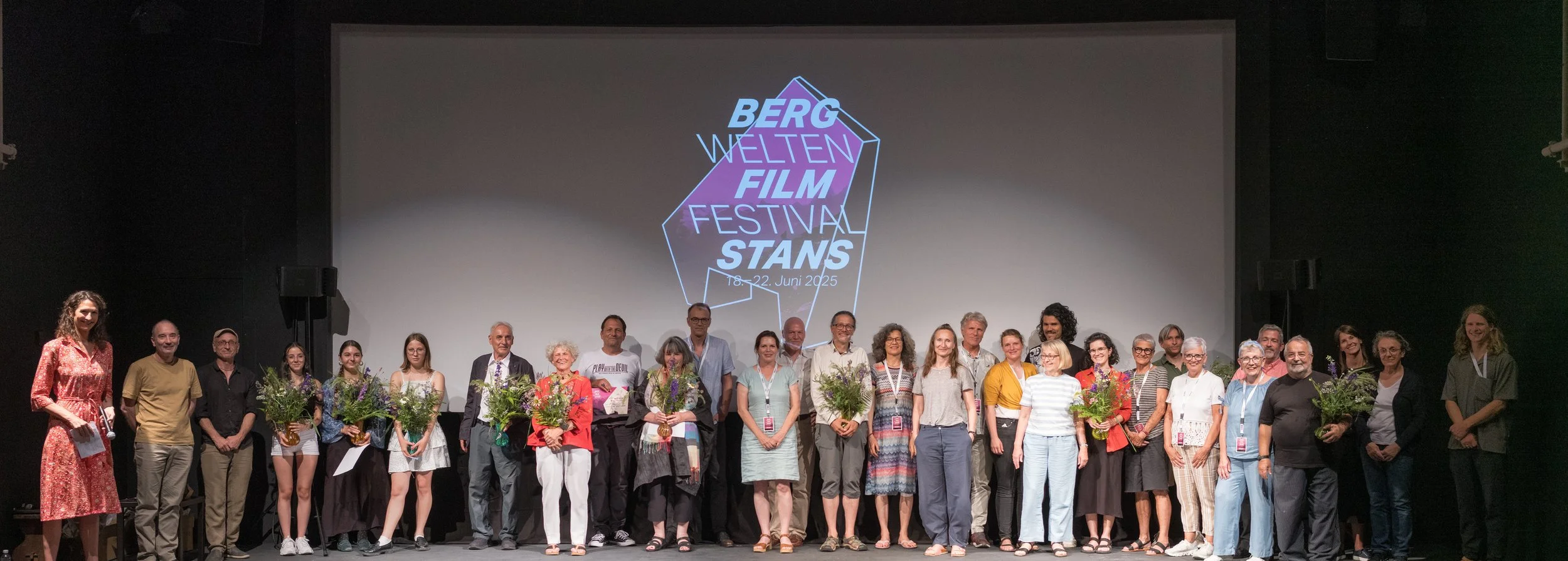Preisverleihung BWFF 2025: Festivalteam, Jurys, Filmschaffende, ModeratorInnen, HelferInnen, Gastro-Team....