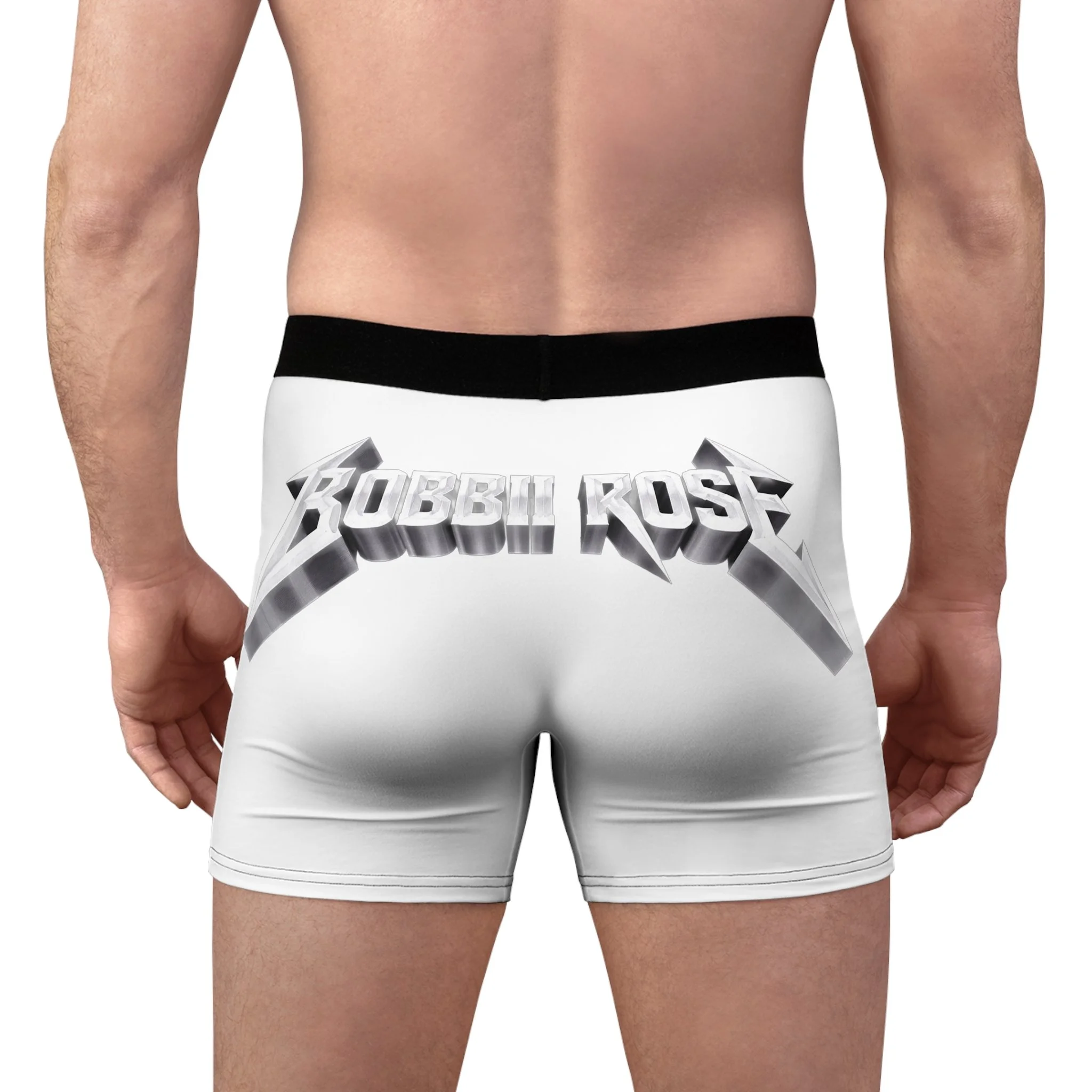 White Men’s Boxer Briefs