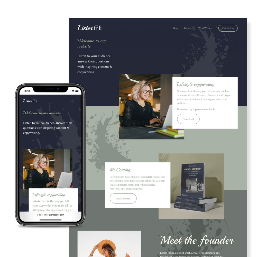 Squarespace 7.1 Templates — The Square Genius