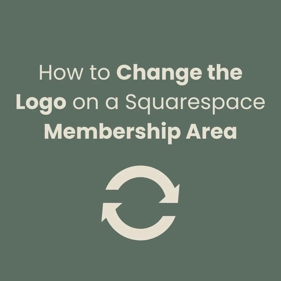 How to Change the Logo on a Squarespace Membership Area (Step-by-Step Guide)