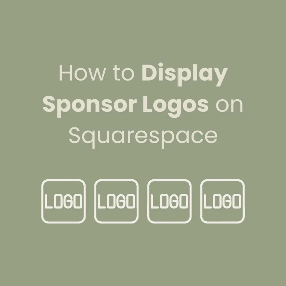 How to Display Sponsor Logos on Squarespace