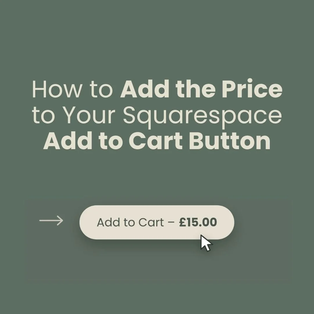 How to Add the Price to Your Squarespace Add to Cart Button