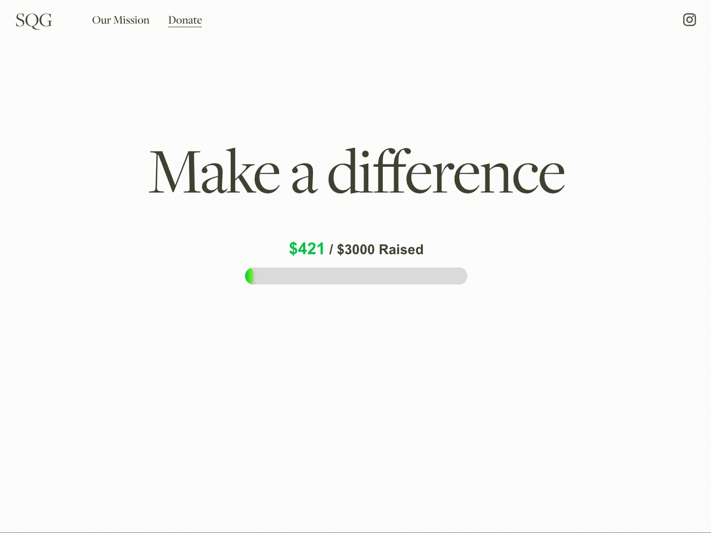 goal progress bar plugin for Squarespace websites