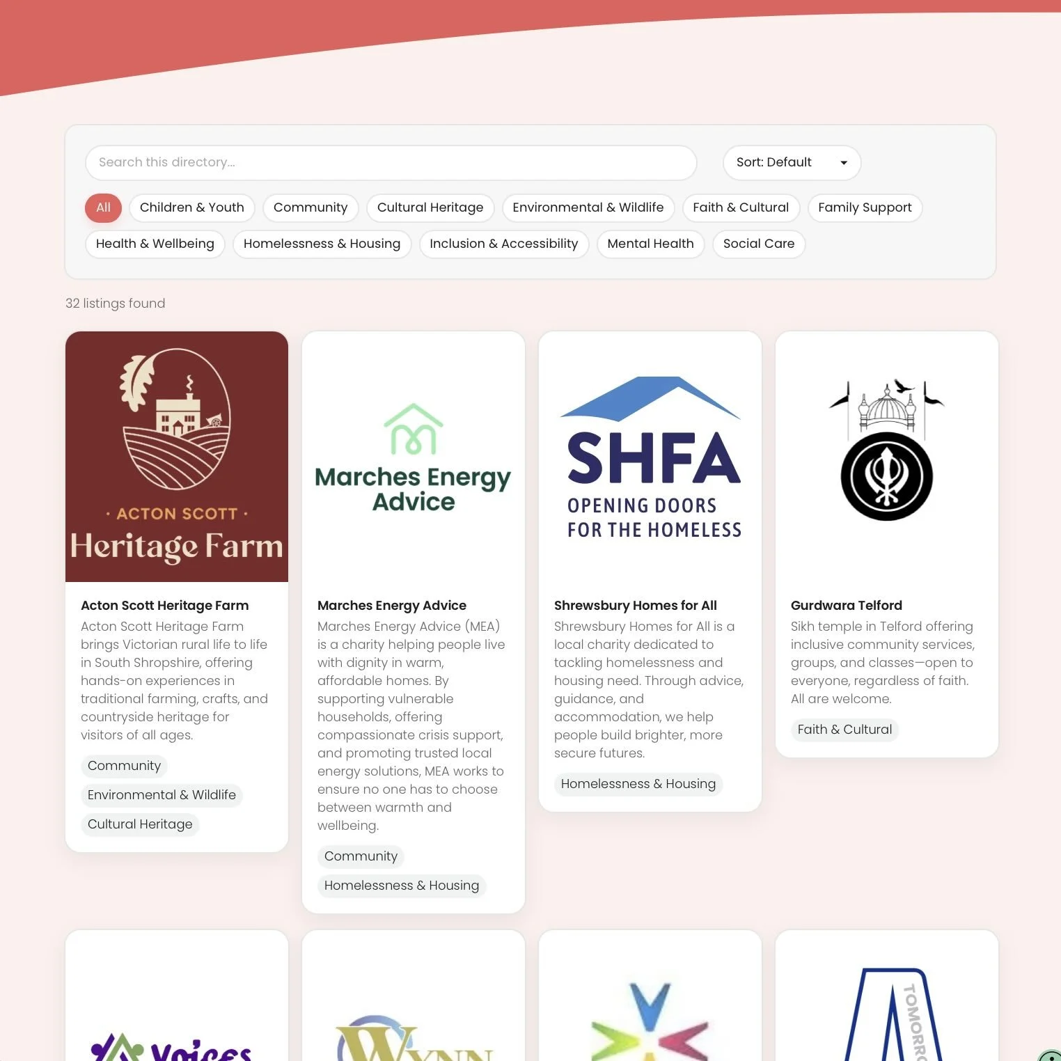 example of search directory plugin for Squarespace websites
