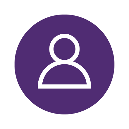 example of a login icon for Squarespace sites