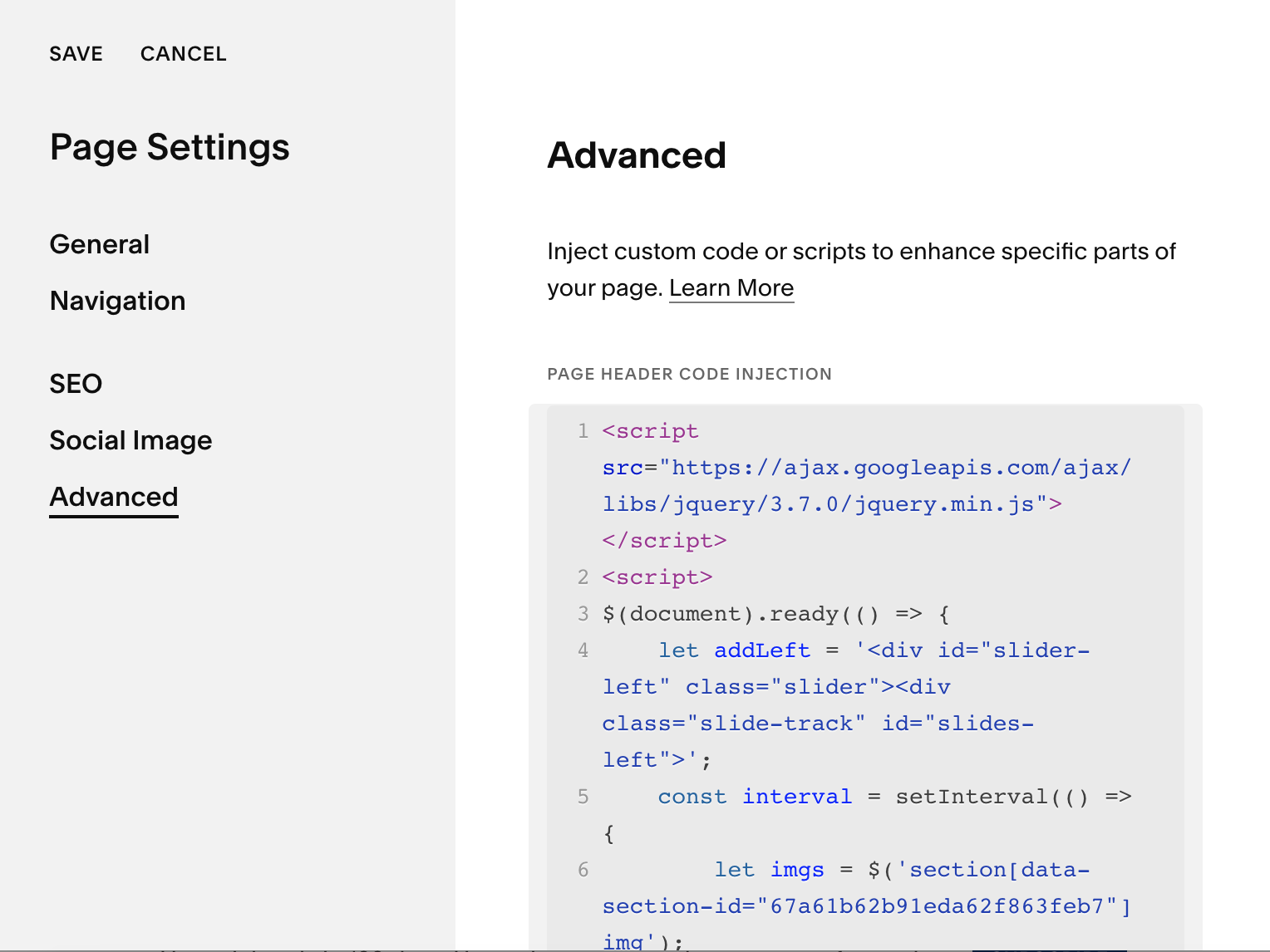 Squarespace Header Code Injection FREE Scrolling Logos Squarespace Plugin | The Square Genius