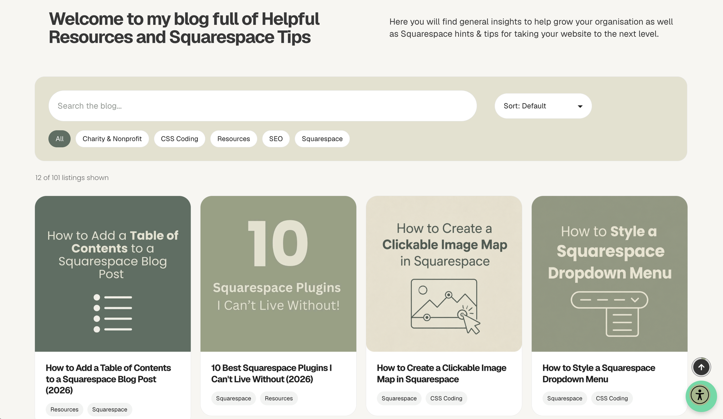 Squarespace directory plugin