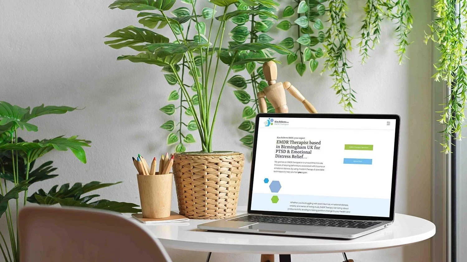 web design for therapist in Birmingham