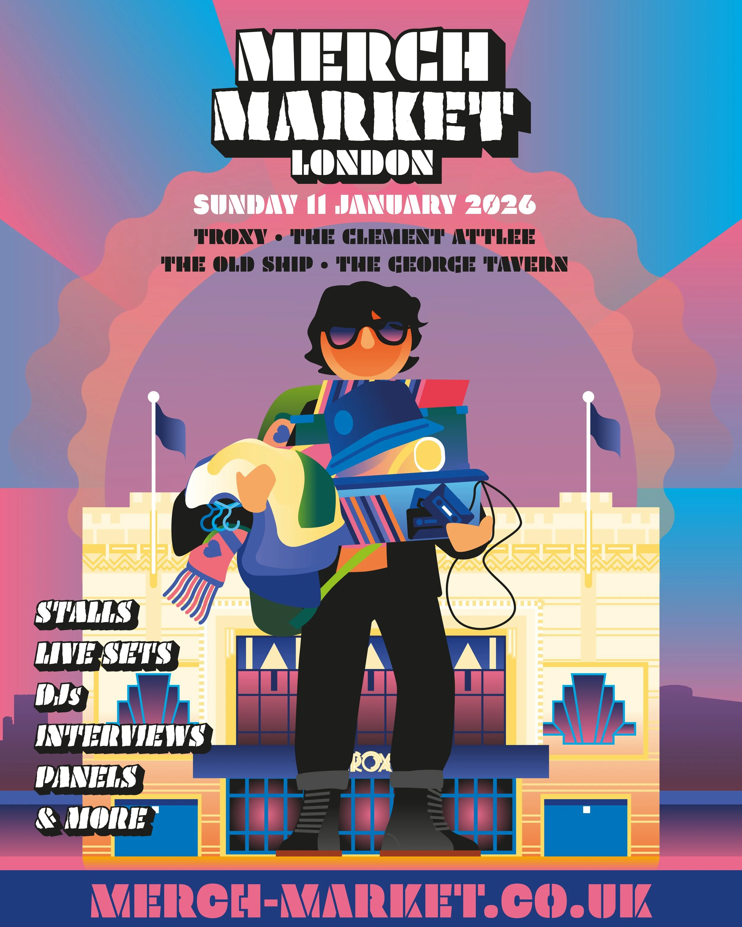 Tim Burgess' London Merch Market (click for more)