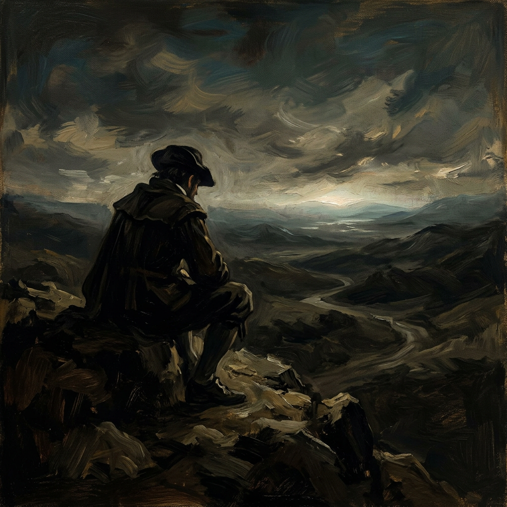 Somewhere 
as we imagine Francisco Goya would have painted it.