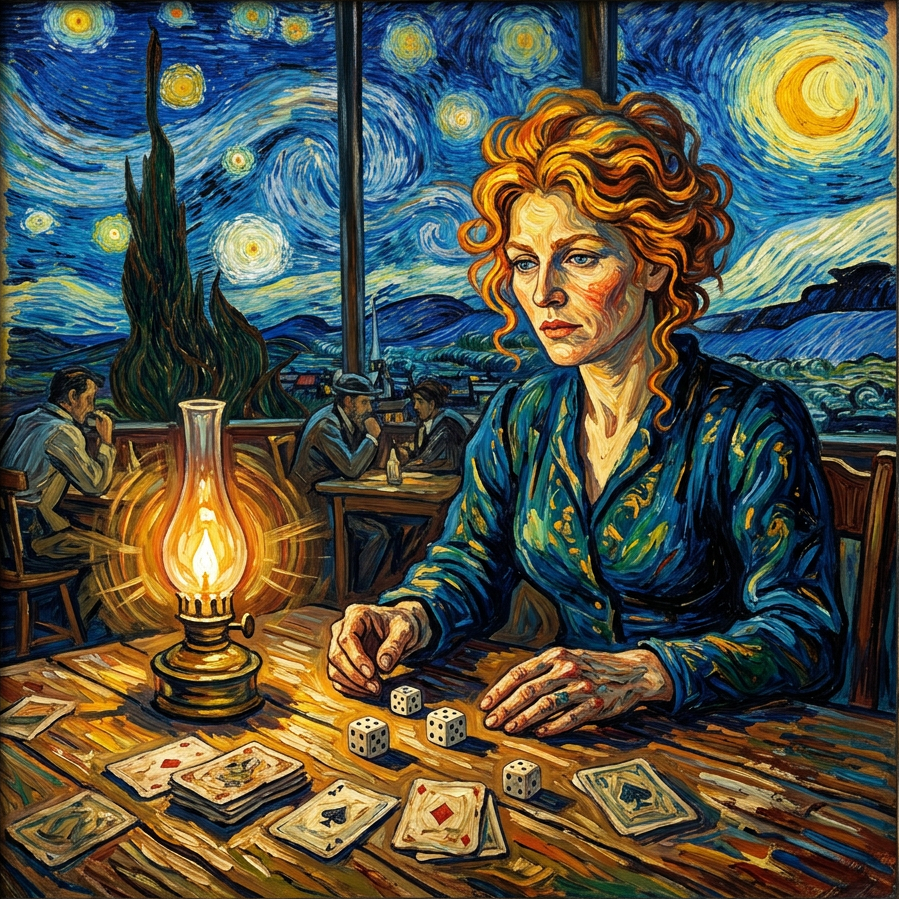 Luck be a Lady Tonight
as we imagine Vincent van Gogh would have painted it