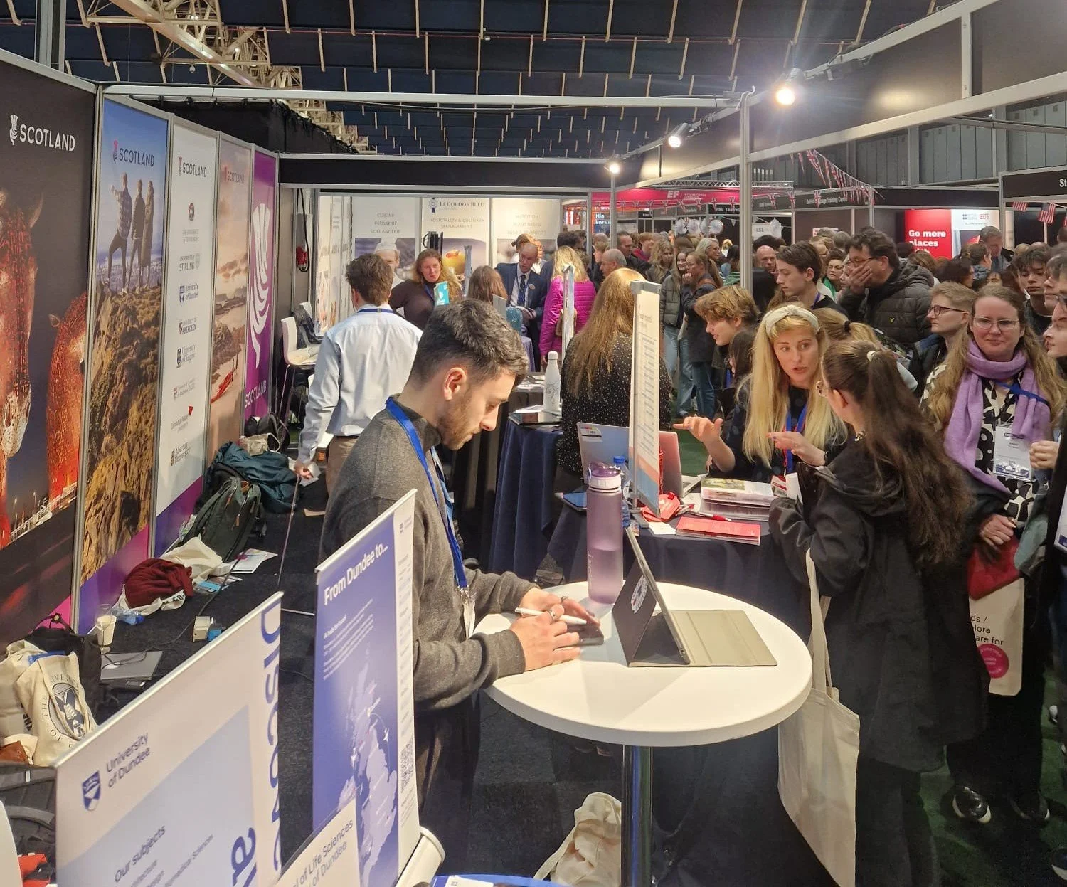 Study in Scotland at the Go Abroad Fair in Utrecht, The Netherlands