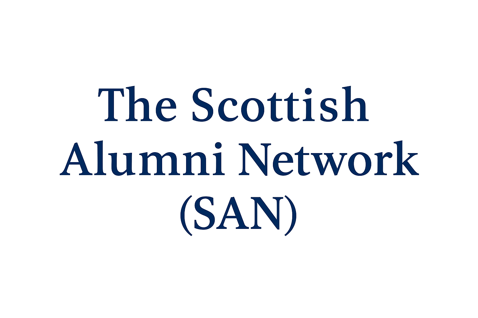 The Scottish Alumni Network (SAN) 