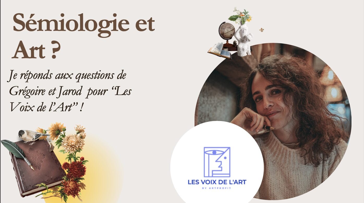 Une fois n'est pas coutume, il y a quelques mois, Gr&eacute;goire Malloiet Jarod Walter 🌟 m&rsquo;ont contact&eacute;e pour que j&rsquo;intervienne dans leur podcast consacr&eacute; au monde de l&rsquo;art : Les Voix de l&rsquo;Art.

J'&eacute;tais 