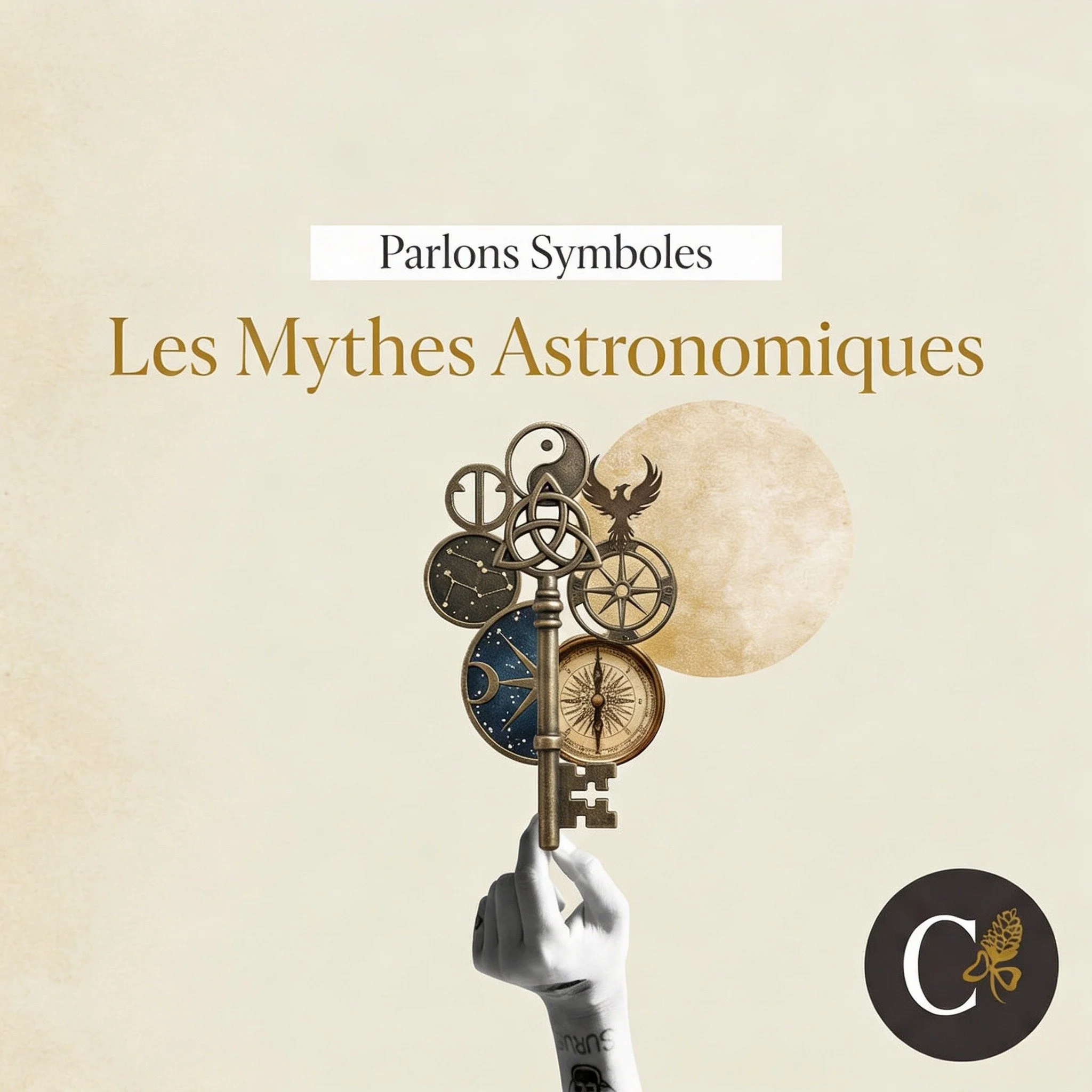 Mais comment lire le ciel ? Qu'est-ce que les diff&eacute;rentes civilisations ont-elles projet&eacute; sur lui ? 
Dans le dernier &eacute;pisode de mon podcast Parlons Symboles ( lien en BIO, disponible sur Spotify et Youtube ) explorez les mythes a