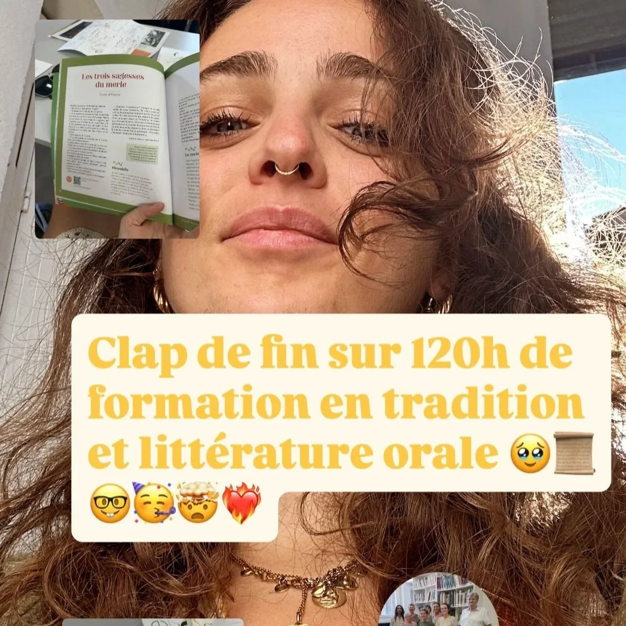12Oh de formation en tradition et littérature orale au CMLO! 