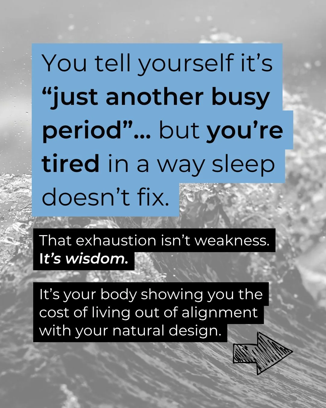 You&rsquo;ve spent years doing everything &ldquo;right.&rdquo; Building a career, keeping the family running, holding everyone else together but somewhere in all that, you forgot to look after you.

You&rsquo;re tired in a way sleep doesn&rsquo;t fix