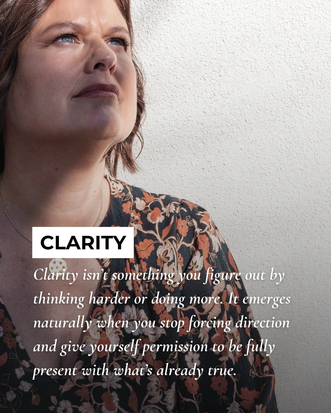 Lately I&rsquo;ve been noticing how much peace and clarity arrive the moment I stop trying to get somewhere.

For a long time, my default response to uncertainty in my business was action. Committing to daily social media posts. Sending more emails. 