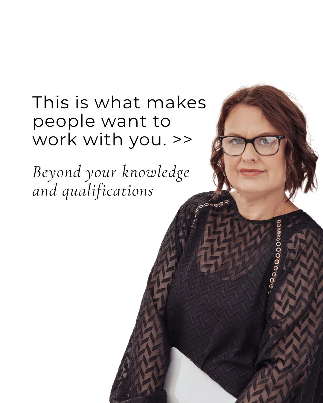 Most people are focused on gaining more skills, more knowledge, and more qualifications.

And yes that matters.

But it&rsquo;s not the only reason people choose you.

It&rsquo;s how you think.
How you communicate.
How you handle situations.
How peop