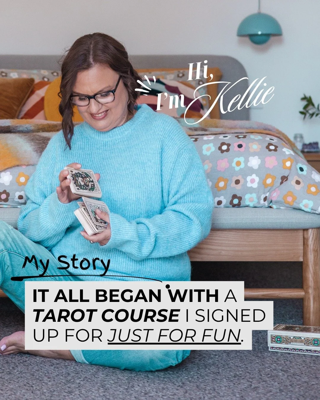 It&rsquo;s incredible where life can lead you when you follow the little nudges.

What started as a tarot course I signed up for &ldquo;just for fun&rdquo; has become one of the most important parts of my work.

My 20-year-old self would never believ